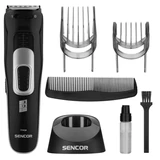 Kép 3/10 - Sencor SHP 4501BK akkus hajnyíró, nemesacél penge, 2 fésűtoldalék, 3-35mm, fekete