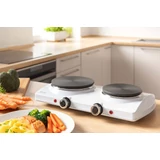Kép 9/9 - Sencor SCP 2253WH-EUE4 dupla elektromos főzőlap, 18cm, 15cm