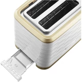 Kép 6/8 - Sencor STS 7501BK kenyérpirító, 930W, fehér-arany