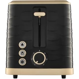 Kép 2/7 - Sencor STS 7501BK kenyérpirító, 930W, fekete-arany