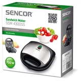 Kép 4/4 - Sencor SSM 4300SS szendvicssütő, 700W, ezüst