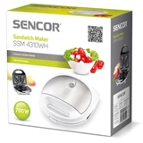 Kép 4/4 - Sencor SSM 4310WH szendvicssütő, 700W, fehér