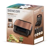 Kép 15/15 - Sencor SSM 9976GD 4 az 1-ben szendvicssütő, 900W, arany