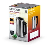 Kép 7/7 - Sencor SWK 1760BK vízforraló hőmérséklet szabályozóval, 2.4kW, 1.7L, fekete