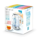 Kép 11/12 - Sencor SWK 2190WH üveg vízforraló hőfokszabályzóval, 2.2kW, 2L, fehér