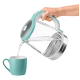 Kép 8/12 - Sencor SWK 2191GR üveg vízforraló hőfokszabályzóval, 2.2kW, 2L, mentazöld
