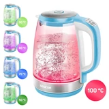 Kép 2/12 - Sencor SWK 2192BL üveg vízforraló hőfokszabályzóval, 2.2kW, 2L, kék