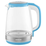 Kép 3/12 - Sencor SWK 2192BL üveg vízforraló hőfokszabályzóval, 2.2kW, 2L, kék