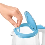 Kép 7/12 - Sencor SWK 2192BL üveg vízforraló hőfokszabályzóval, 2.2kW, 2L, kék