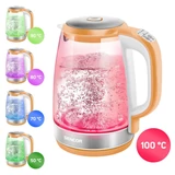 Kép 2/14 - Sencor SWK 2193OR üveg vízforraló hőfokszabályzóval, 2.2kW, 2L, narancs