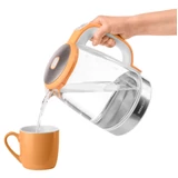 Kép 10/14 - Sencor SWK 2193OR üveg vízforraló hőfokszabályzóval, 2.2kW, 2L, narancs