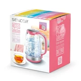 Kép 14/14 - Sencor SWK 2194RD üveg vízforraló hőfokszabályzóval, 2.2kW, 2L, piros