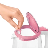 Kép 8/14 - Sencor SWK 2194RD üveg vízforraló hőfokszabályzóval, 2.2kW, 2L, piros