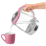 Kép 10/14 - Sencor SWK 2194RD üveg vízforraló hőfokszabályzóval, 2.2kW, 2L, piros