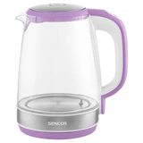 Kép 3/14 - Sencor SWK 2195VT üveg vízforraló hőfokszabályzóval, 2.2kW, 2L, lila