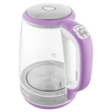 Kép 4/14 - Sencor SWK 2195VT üveg vízforraló hőfokszabályzóval, 2.2kW, 2L, lila
