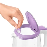 Kép 8/14 - Sencor SWK 2195VT üveg vízforraló hőfokszabályzóval, 2.2kW, 2L, lila