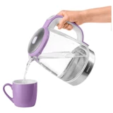 Kép 10/14 - Sencor SWK 2195VT üveg vízforraló hőfokszabályzóval, 2.2kW, 2L, lila