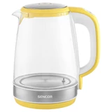Kép 3/14 - Sencor SWK 2196YL üveg vízforraló hőfokszabályzóval, 2.2kW, 2L, sárga