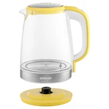 Kép 5/14 - Sencor SWK 2196YL üveg vízforraló hőfokszabályzóval, 2.2kW, 2L, sárga