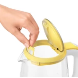 Kép 8/14 - Sencor SWK 2196YL üveg vízforraló hőfokszabályzóval, 2.2kW, 2L, sárga