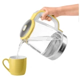 Kép 10/14 - Sencor SWK 2196YL üveg vízforraló hőfokszabályzóval, 2.2kW, 2L, sárga