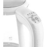 Kép 7/12 - Sencor SWK 2190WH üveg vízforraló hőfokszabályzóval, 2.2kW, 2L, fehér