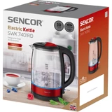 Kép 7/7 - Sencor SWK 7401RD vízforraló, 2.2kW, 1.7l, fekete-piros