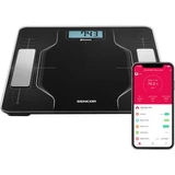 Kép 2/7 -  Sencor SBS 8002BK intelligens fitnesz személymérleg, 2x1.5V AAA