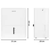 Kép 3/12 - Sencor SDH 1020WH páramentesítő, 340W