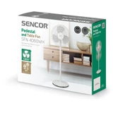 Kép 12/12 - Sencor SFN 4060WH álló és asztali ventilátor, 50W, 40cm