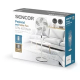 Kép 13/13 - Sencor SFN 4070WH álló és asztali ventilátor, 48W, 40cm