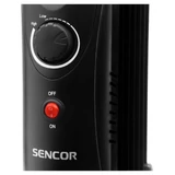 Kép 3/4 - Sencor SOH 2107BK elektromos olajradiátor, 7 tagos, 700W