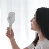 Kép 2/2 - Kézi, tölthető ventilátor, fehér, 4W, 9cm