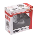 Kép 3/3 - Delight USB mini ventilátor, szürke, 5V, 1.75W