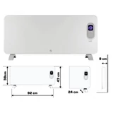 Kép 2/2 - Somogyi FK 410 WIFI okos radiátor, 1kW