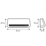 Kép 3/3 - Somogyi FKF 65221 fali fűtőtest, ventilátoros, 2.2kW