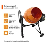 Kép 2/4 - Sparta CM-120S betonkeverő, 120L, 500W
