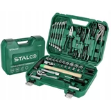 Kép 1/2 - Stalco szerszám és dugókulcs készlet, 1/2&quot;-1/4&quot;, 55 részes