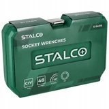 Kép 1/2 - Stalco dugókulcs készlet, 1/4&quot;, 48 részes