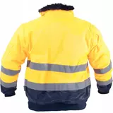 Kép 2/2 - Stalco Premium multifunkcionális 3in1 láthatósági pilota dzseki, sárga, S