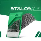 Kép 3/3 - Stalco Premium HSS fém fúrószár készlet, DIN338, 1-10mm, 19 részes