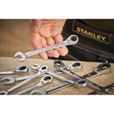 Kép 4/8 - Stanley FatMax irányváltós racsnis csillag-villáskulcs 17mm