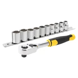 Kép 1/9 - Stanley FatMax 3/8" dugókulcs készlet 5 fokonkénti fogazással, 11 részes