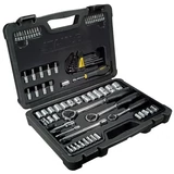 Kép 1/2 - Stanley bit- és dugókulcs készlet, 1/4&quot; 3/8&quot; 1/2&quot;, 13-22mm, 80 részes