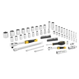 Kép 2/9 - Stanley FatMax 1/4" és 1/2" dugókulcs készlet 5 fokonkénti fogazással, 72 részes