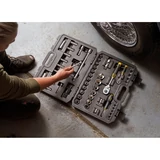 Kép 5/9 - Stanley FatMax 1/4" és 1/2" dugókulcs készlet 5 fokonkénti fogazással, 72 részes