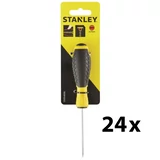 Kép 1/2 - Stanley FatMax CushionGrip™ lapos csavarhúzó 3x75mm, 24db