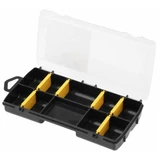 Kép 1/7 - Stanley Essential szortimenter, műanyag, állítható, 10 rekesz