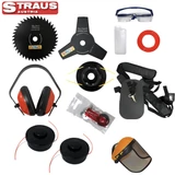 Kép 6/6 - Straus GT-3800G benzines fűkasza, 52cm3, 5.2Le, 12 tartozékkal